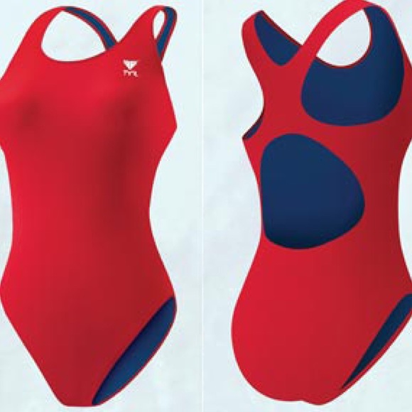 Red Swimsuit - Picture 1 of 3